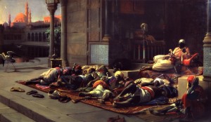 At the gate of the Harem